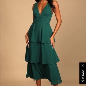 Lulus celebration time midi dress